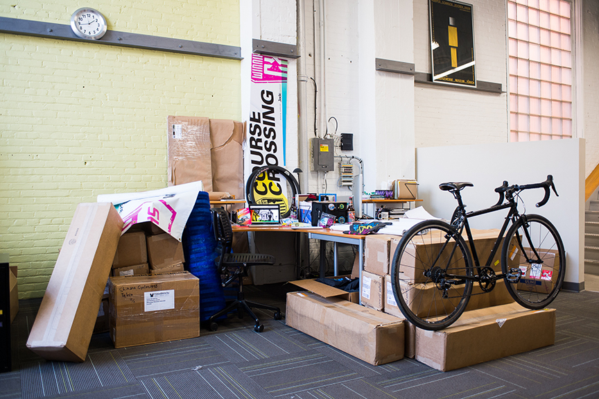There's a desk in there somewhere. Photo by mark Reimer.